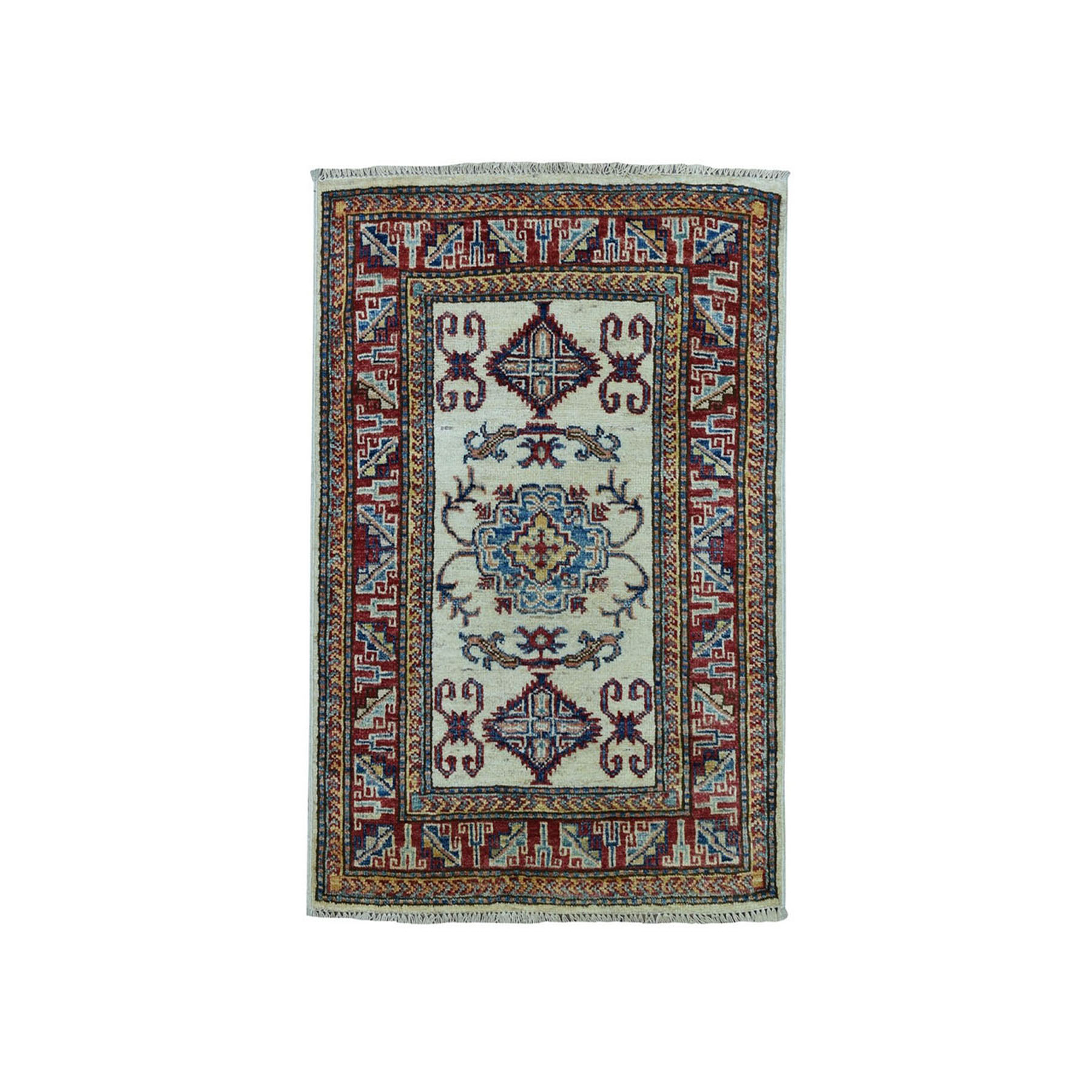 Traditional Wool Hand-Knotted Area Rug 2'2
